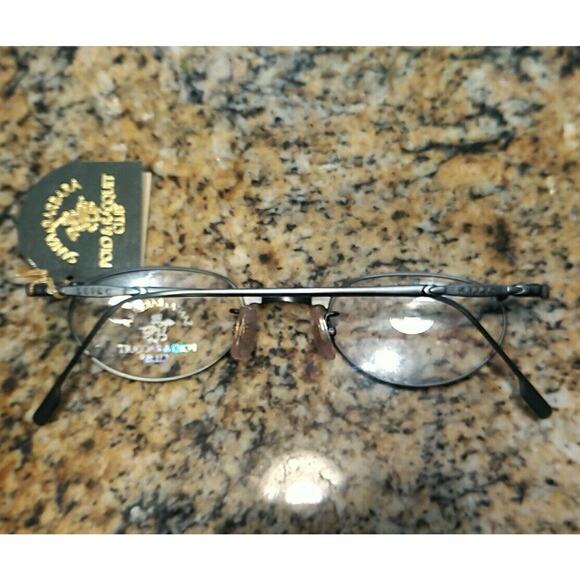 SANTA BARBARA POLO COL C26 Silver Oval Metal Frame Eyeglasses Japan - Picture 9 of 12